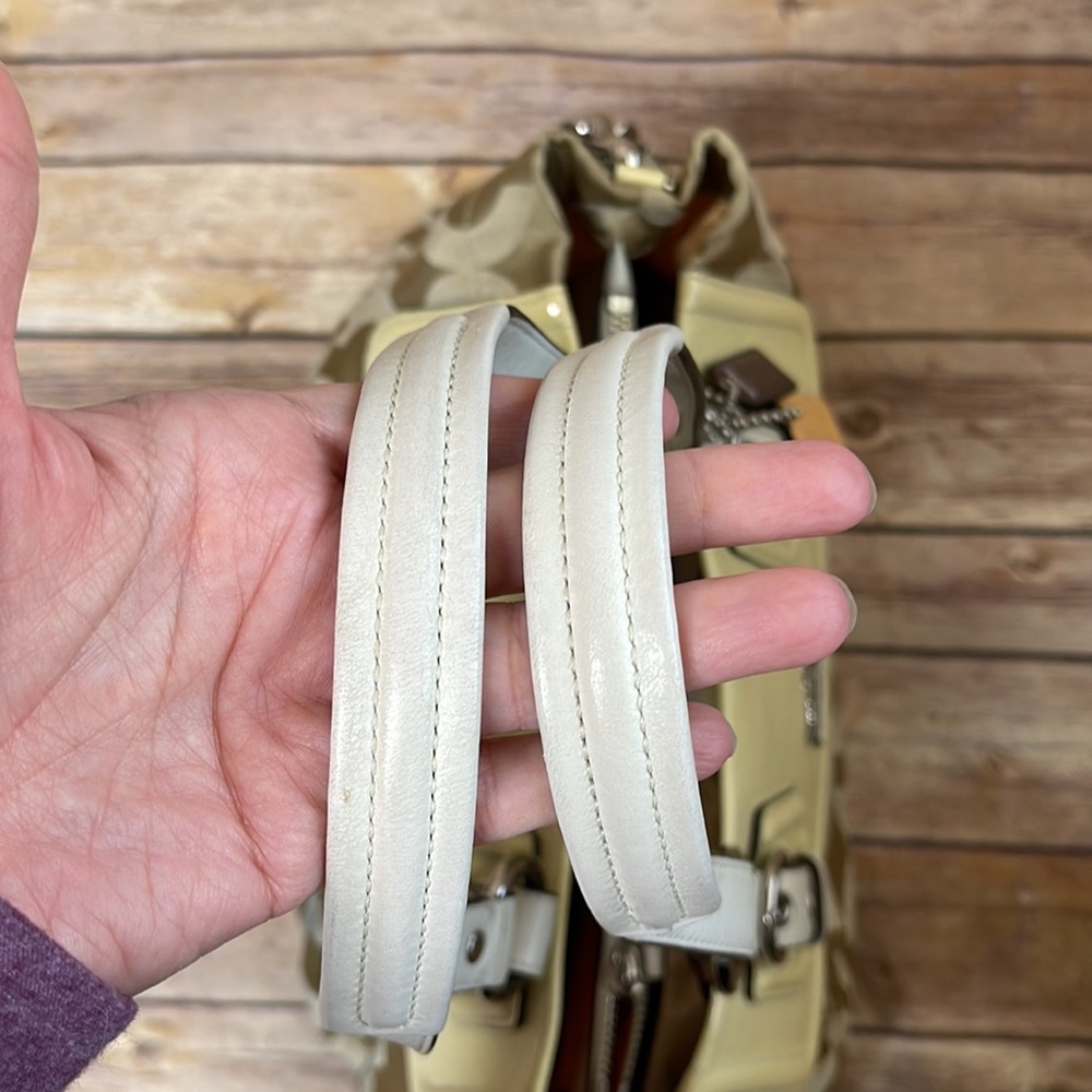 👜Coach Madison Op Art Sateen Carryall - Picture 14 of 16